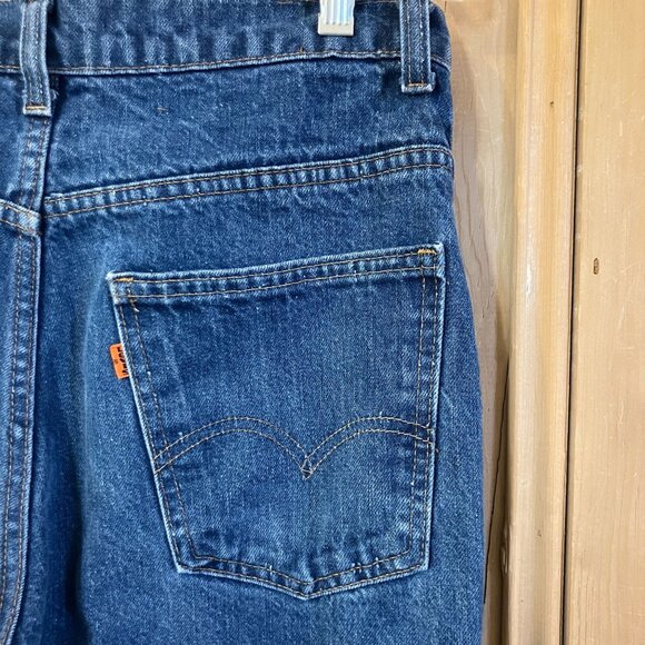 LEVI'S Orange Tab Men Vintage 1970's Selvedge SF207 Jeans Size 30x28 Blue AN EXC